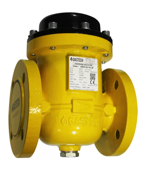 Gastech GS Serisi - Pmax:25 bar Gaz Filtreleri GS