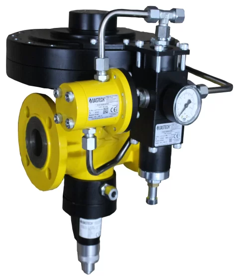 Gastech Z-P Serisi - Pilot Kontrollü Flanşlı Gaz Regülatörleri PS:50bar
