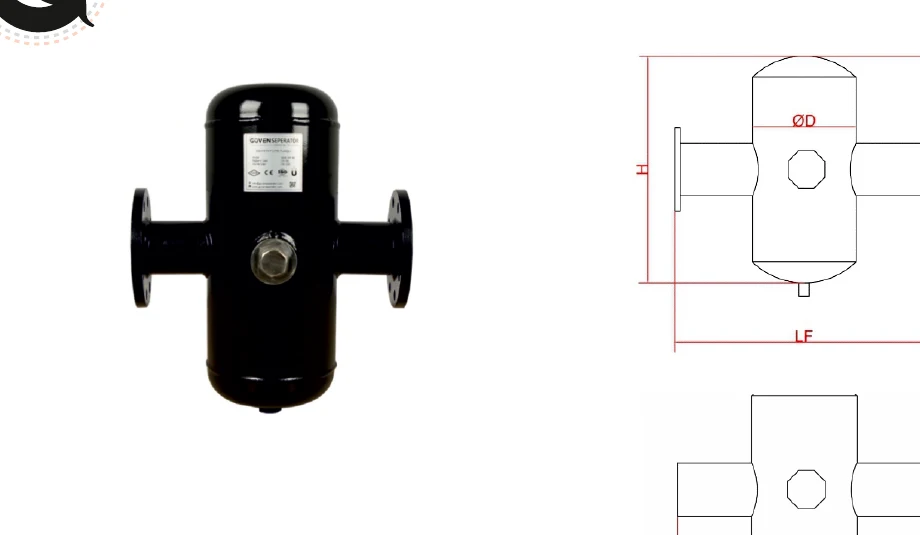 Ürün fotoğrafı ve teknik ölçü şeması