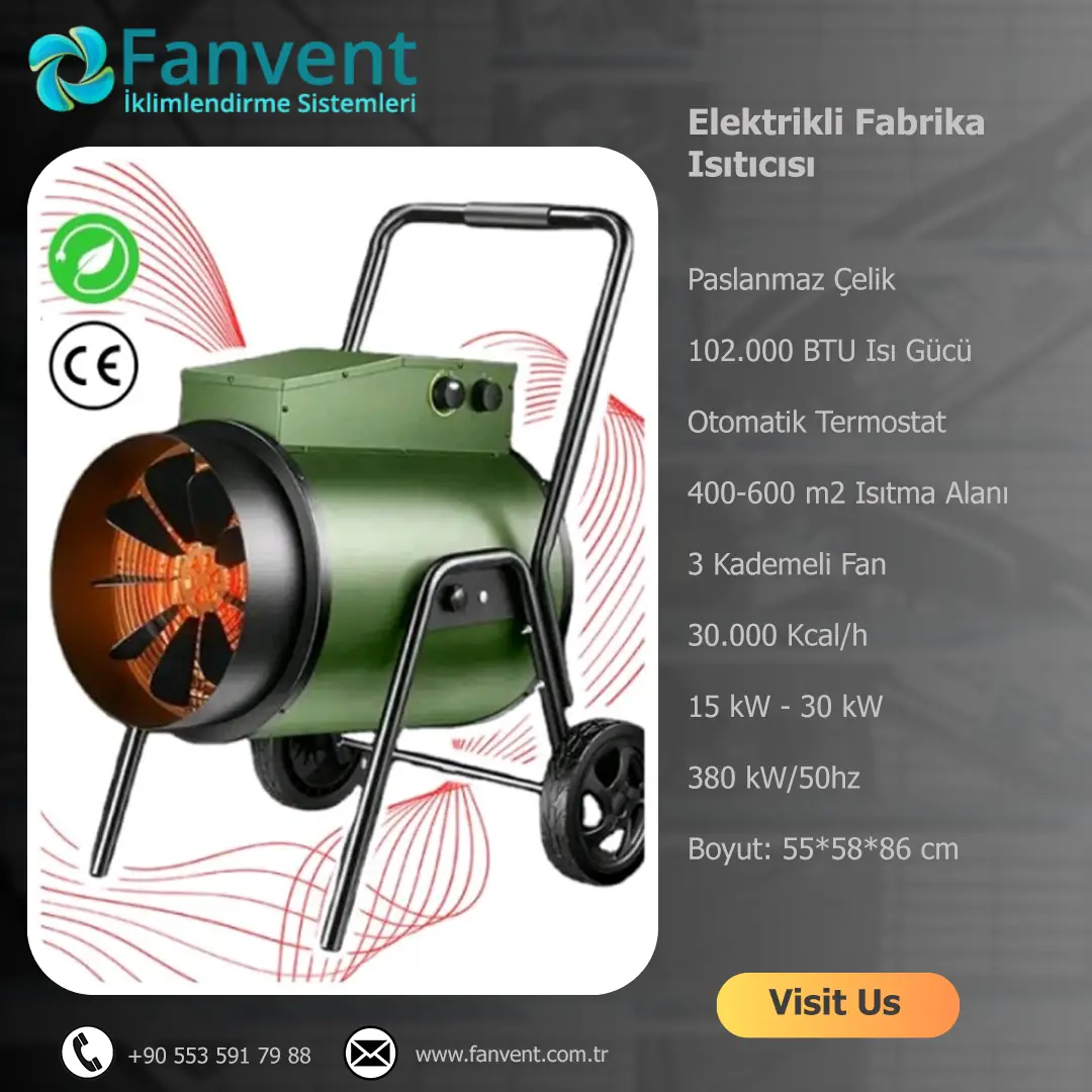 FANLI ELEKTRİKLİ ISITICI - 30KW