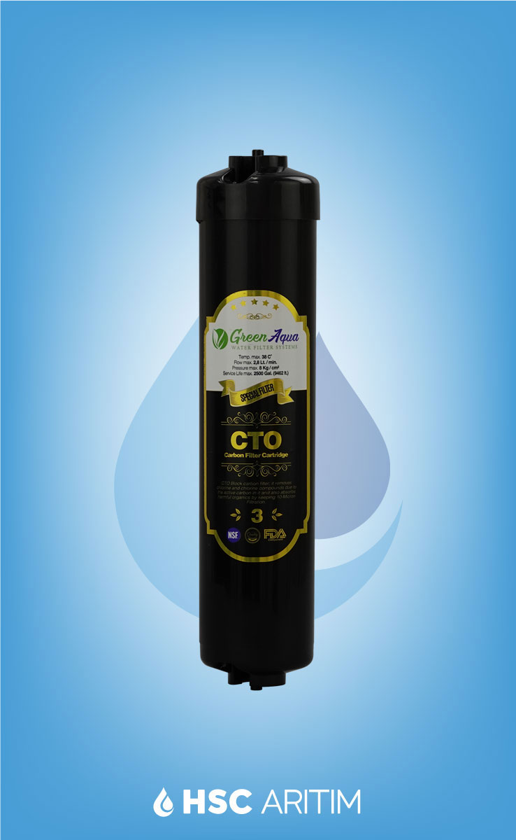 Greenaqua CTO Filtre Kartuşu